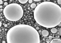 tin spheres on carbon