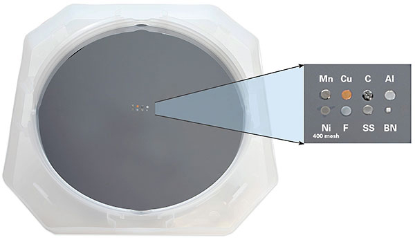 x-checker wafer