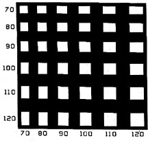 Rectangle Pattern MRS-4 SEM Calibration