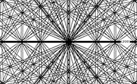 Kikuchi pattern of single crystal silicon