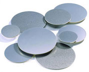 3M diamond discs, metal plate carrier