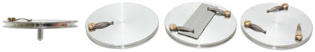 38mm PELCO SEMClip™ Specimen Pin Mount with one, two and three clips