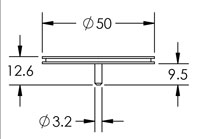 sem 50mm pin mount dimensions