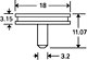 18mm diameter pin stub specimen mount