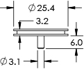 cambridge pin mount dimensions