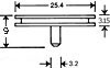 cambridge pin mount dimensions