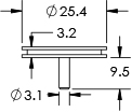 cambridge pin mount dimensions