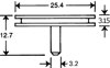 cambridge pin mount dimensions