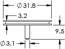 phillips pin mount dim