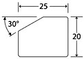 sem 30 degree cylinder specimen mount dimensions