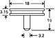 18mm diameter pin stub specimen mount