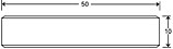 dimensions for JEOL 50 x 10mm specimen mount