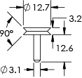 slotted graphite mount drawing