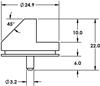 low profile 70 degree sem mount dimensions