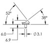 Low Profile 35 degree FIB Mount