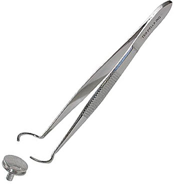 pin stub mount grippers tweezers