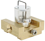 single flat sample clip holder and dovetail stage adapter 