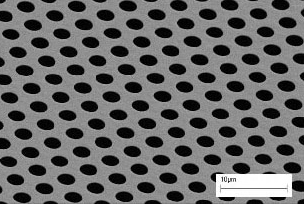 Graphene on PELCO Holey Silicon Nitride