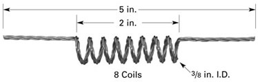 3-strand wire coiled tungsten filament