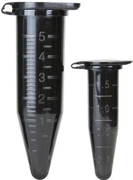 black 1.5ml Microcentrifuge Tubes