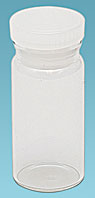 Clear Glass Vial with Plastic Stopper