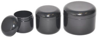 PELCO LightStop Black Polyporpylene Jars