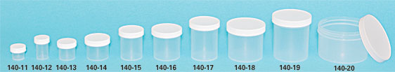 Polypropylene Straight Sided Jars