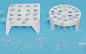 Floating Tube Rack for Microcentrifuge Tubes