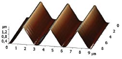 afm Test grating TGT-1500, 1.5µm