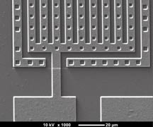 Integrated circuit micrograph