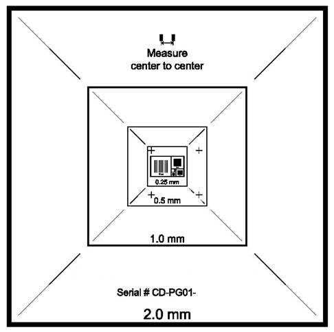 PELCO CDMS Critical Dimension Magification Standards