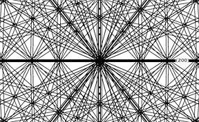 Kikuchi pattern of single crystal silicon