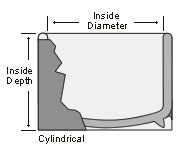 Lowform Cryogenic Dewar Flask