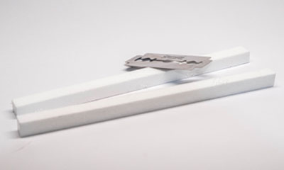 Diamond blade shop cleaning block