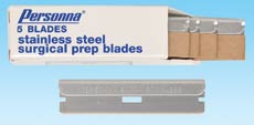 Personna, Stainless Steel Surgical Prep Blades