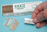 ptfe coated razor blades