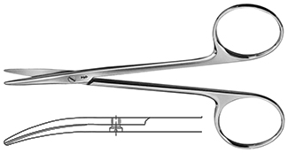 Dissection & Strabismus Scissors, Curved