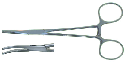 Forceps, Hemostat, Kelly, Straight, 14cm L (5.5")