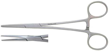 forceps, hemostat, kelly ranklin, straight, 6.25"