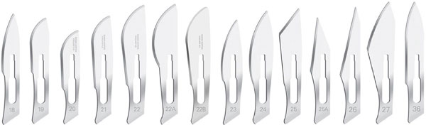 scalpel blades for no. 4 handle