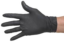 black nitrile gloves, esd safe