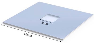 x-ray window square