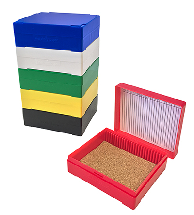 microscope slide storage box