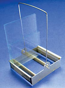 Microscope Slide Staining Rack for 30 Slides, 4 inch
