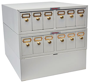 Metal slide cabinet