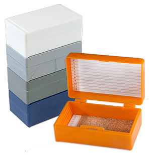 microscope slide storage box