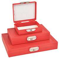 Pink Ted Pella 2302-7-CS PELCO MicroSlide Storage Box for 100 Slide Inc. Pack of 12 