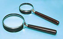 magnifying glass, 1.3x, 2x, 4x