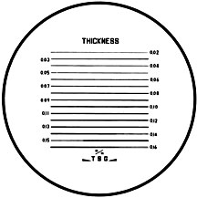 reticle thickness