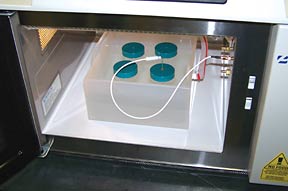 microwave tissue jars for processing in the PELCO BioWave Pro microwave tissue processor